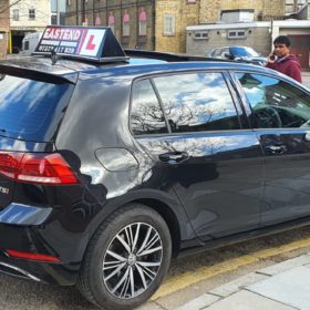 VW Golf GTI Eastend driving school in docklands